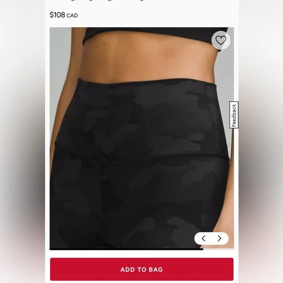 Lululemon High Rise Crop 23” - Picture 8 of 9